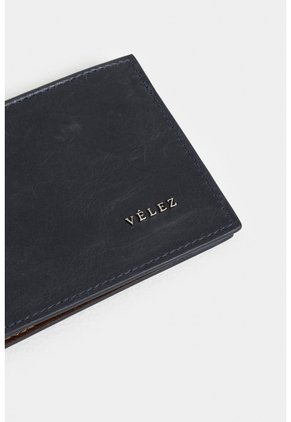 Billetera En Cuero Para Hombre Ontario 2 Billetera En Cuero Para Hombre Ontario 2 Azul Oscuro VÉLEZ