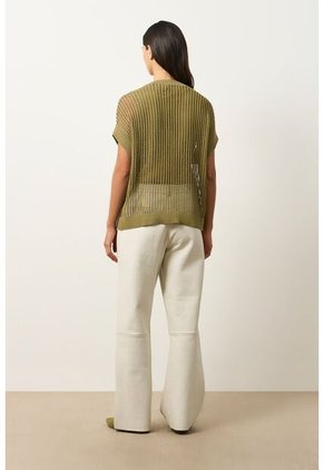 Chaleco Tejido Pata Mujer Kiwa Chaleco Tejido Pata Mujer Kiwa Verde Oliva XS VÉLEZ