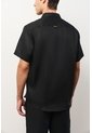 Camisa En Lino Manga Corta Siena Para Hombre Camisa En Lino Manga Corta Siena Para Hombre Negro XL VÉLEZ de Vélez