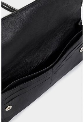 Porta Chequera Bianca De Cuero Para Mujer Cargadera Nudos Porta Chequera Bianca De Cuero Para Mujer Cargadera Nudos Negro Vélez