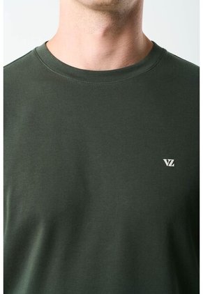 Camiseta Manga Corta Lerici Para Hombre Semi Fitted Camiseta Manga Corta Lerici Para Hombre Semi Fitted Verde Oliva S VÉLEZ