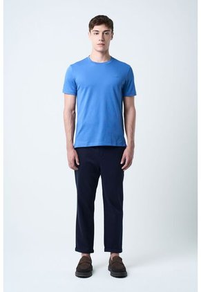 Camiseta Micropima Arizona Para Hombre Semi Ajustada Camiseta Micropima Arizona Para Hombre Semi Ajustada Azul M VÉLEZ