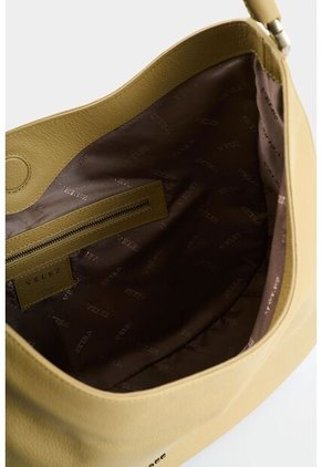 Shopping Luna Semicircular En Cuero Para Mujer Shopping Luna Semicircular En Cuero Para Mujer Verde Oliva VÉLEZ