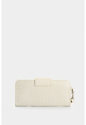 Billetera Porta Chequera De Cuero Para Mujer Extravaganza Billetera Porta Chequera De Cuero Para Mujer Extravaganza Blanco VÉLEZ