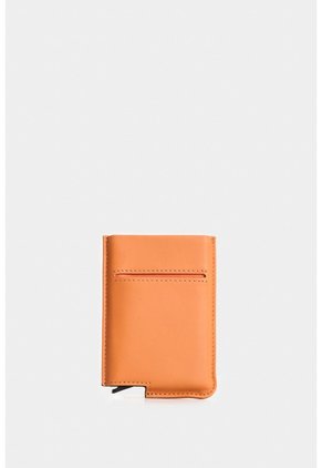 Porta Documentos En Cuero Para Hombre Miniwallet Porta Documentos En Cuero Para Hombre Miniwallet Naranja VÉLEZ