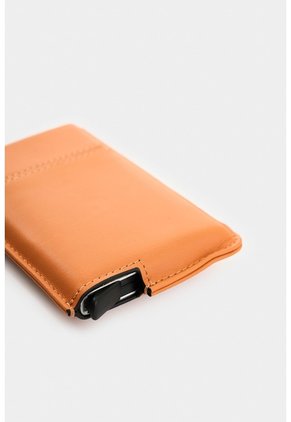Porta Documentos En Cuero Para Hombre Miniwallet Porta Documentos En Cuero Para Hombre Miniwallet Naranja VÉLEZ
