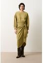Vestido Antay Silueta Wrap Para Mujer Vestido Antay Silueta Wrap Para Mujer Verde Oliva 10 VÉLEZ de Vélez