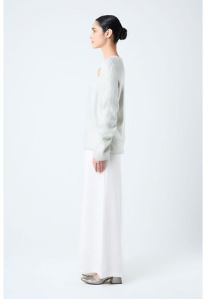 Pantalón Alhena Para Mujer Silueta Wide Leg Pantalón Alhena Para Mujer Silueta Wide Leg Crema 12 Vélez