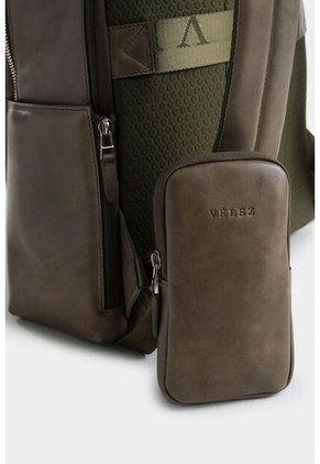 Morral De Cuero Monet Para Hombre Efecto Vintage Morral De Cuero Monet Para Hombre Efecto Vintage Verde Oliva Vélez
