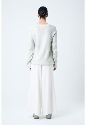 Pantalón Alhena Para Mujer Silueta Wide Leg Pantalón Alhena Para Mujer Silueta Wide Leg Crema 12 Vélez