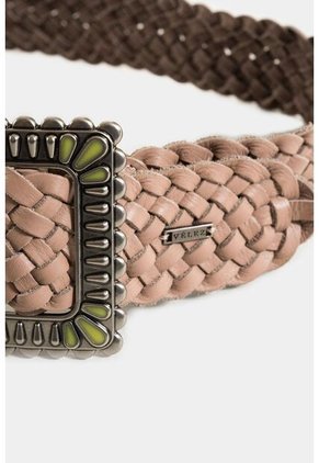 Fajón Unifaz Zermatt De Cuero Liso Para Mujer Tira Trenzada Fajón Unifaz Zermatt De Cuero Liso Para Mujer Tira Trenzada Arena L VÉLEZ