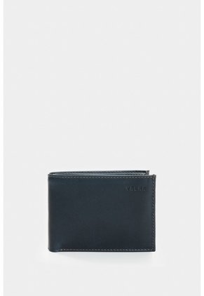 Billetera De Cuero Para Hombre Costuras 3 Billetera De Cuero Para Hombre Costuras 3 Azul Oscuro VÉLEZ