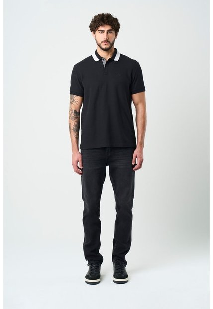 Jean Capri Semi Fitted Para Hombre Black Denim Jean Capri Semi Fitted Para Hombre Black Denim Negro 30 VÉLEZ