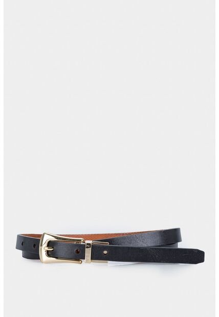 Cinturón Doble Faz Turmalina De Cuero Para Mujer Grabado Cinturón Doble Faz Turmalina De Cuero Para Mujer Grabado Negro L VÉLEZ