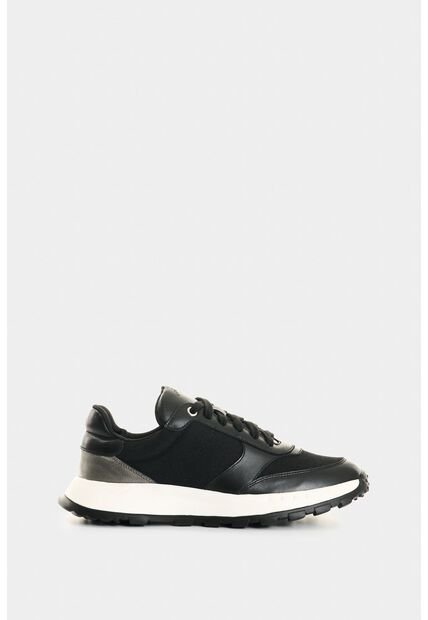 Tenis De Cuero Y Folia Para Mujer Ocaso Tenis De Cuero Y Folia Para Mujer Ocaso Negro 35 VÉLEZ