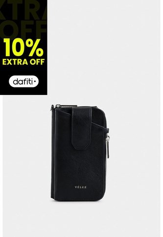 Porta Chequera Ibiza De Cuero Para Mujer Multifunción Porta Chequera Ibiza De Cuero Para Mujer Multifunción Negro VÉLEZ Vélez
