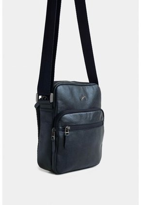 Manos Libres Alava 2 De Cuero Para Hombre Silueta Vertical Manos Libres Alava 2 De Cuero Para Hombre Silueta Vertical Azul Oscuro VÉLEZ