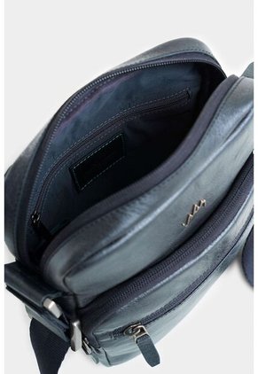 Manos Libres Alava 2 De Cuero Para Hombre Silueta Vertical Manos Libres Alava 2 De Cuero Para Hombre Silueta Vertical Azul Oscuro VÉLEZ