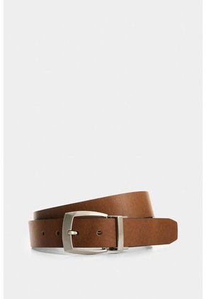 Cinturón Doble Faz De Cuero Para Hombre Serpia Cinturón Doble Faz De Cuero Para Hombre Serpia Miel 30 VÉLEZ