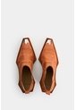 Botines Texanos Mule En Cuero Para Mujer Botines Texanos Mule En Cuero Para Mujer Terracota 35 VÉLEZ de Vélez