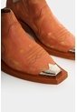 Botines Texanos Mule En Cuero Para Mujer Botines Texanos Mule En Cuero Para Mujer Terracota 35 VÉLEZ de Vélez