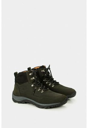 Botas Zimbawe Outdoor De Cuero Rústico Para Hombre Combinadas Botas Zimbawe Outdoor De Cuero Rústico Para Hombre Combinadas Verde 39 VÉLEZ