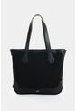 Shopping En Lona Y Cuero Para Mujer Aurelia Shopping En Lona Y Cuero Para Mujer Aurelia Negro VÉLEZ de Vélez