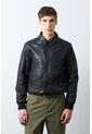 Chaqueta Aviador De Cuero Para Hombre Nila Chaqueta Aviador De Cuero Para Hombre Nila Negro XXL VÉLEZ de Vélez