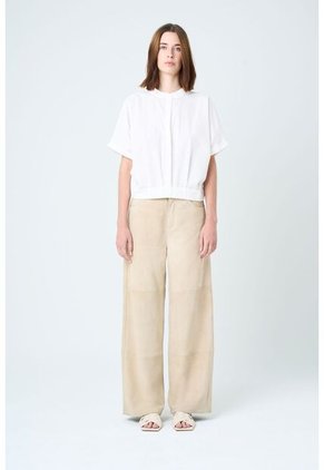 Camisa Topacio Para Mujer Cuello Nerú Camisa Topacio Para Mujer Cuello Nerú Blanco XS VÉLEZ