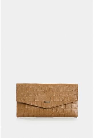 Billetera Porta Chequera De Cuero Para Mujer Selene Billetera Porta Chequera De Cuero Para Mujer Selene Miel VÉLEZ Vélez