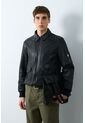 Chaqueta Aviador De Cuero Para Hombre Nila Chaqueta Aviador De Cuero Para Hombre Nila Negro XXL VÉLEZ de Vélez