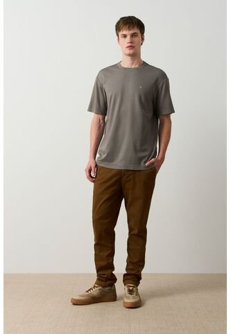 Camiseta Manga Corta Lerici Para Hombre Semi Fitted Camiseta Manga Corta Lerici Para Hombre Semi Fitted Gris Pistola XL VÉLEZ Vélez