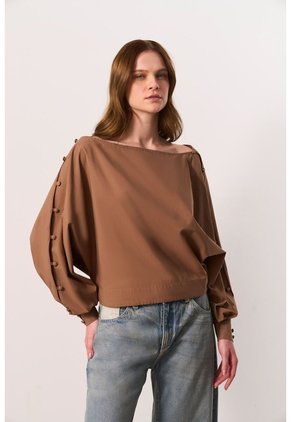 Camisa Oversize Para Mujer Savia Camisa Oversize Para Mujer Savia Tabaco XL VÉLEZ