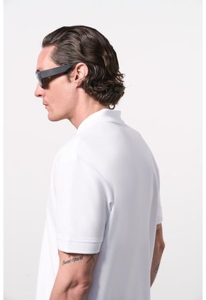Polo Manga Corta Semi Fit Para Hombre Polo Manga Corta Semi Fit Para Hombre Blanco XS VÉLEZ