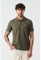 Polo Manga Corta Essential Para Hombre Textura Polo Manga Corta Essential Para Hombre Textura Verde Oliva XL VÉLEZ de Vélez