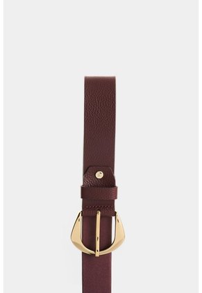 Cinturón Unifaz En Cuero Para Mujer Cayena Cinturón Unifaz En Cuero Para Mujer Cayena Vinotinto XL VÉLEZ