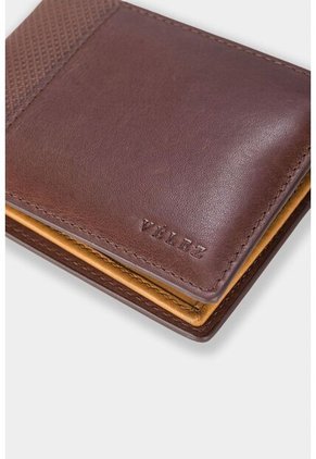 Billetera Draco De Cuero Para Hombre Mezcla De Texturas Billetera Draco De Cuero Para Hombre Mezcla De Texturas Cafe VÉLEZ