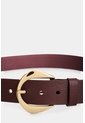 Cinturón Unifaz En Cuero Para Mujer Cayena Cinturón Unifaz En Cuero Para Mujer Cayena Vinotinto XL VÉLEZ de Vélez