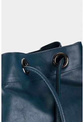 Morral De Cuero Amatista Para Mujer Detalles Anudados Morral De Cuero Amatista Para Mujer Detalles Anudados Azul Vélez