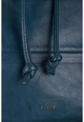Morral De Cuero Amatista Para Mujer Detalles Anudados Morral De Cuero Amatista Para Mujer Detalles Anudados Azul Vélez
