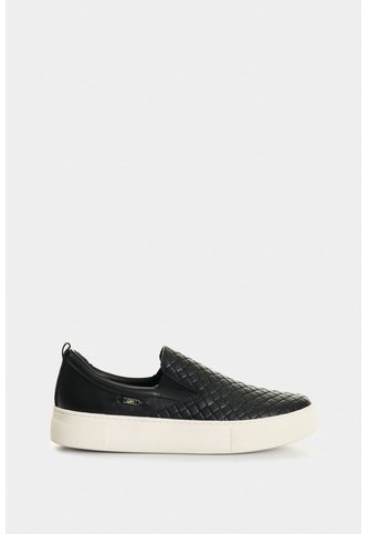 Mocasines De Cuero Grabado Para Mujer Anastasia Mocasines De Cuero Grabado Para Mujer Anastasia Negro 40 VÉLEZ Vélez