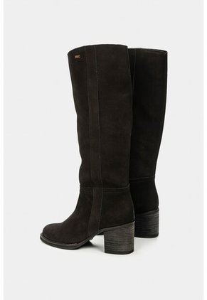 Botas Tacón Caña Alta Magnolia De Cuero Para Mujer Tipo Nobuck Negro Botas Tacón Caña Alta Magnolia De Cuero Para Mujer Tipo Nobuck Negro 39 Vélez