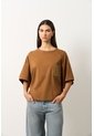 Camiseta Ópalo Para Mujer Manga Ranglan Camiseta Ópalo Para Mujer Manga Ranglan Tabaco S VÉLEZ de Vélez