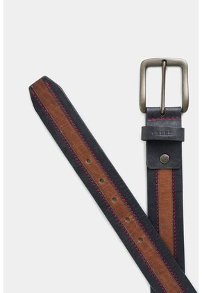 Cinturón Unifaz Soft De Cuero Para Hombre Punta Trapecio Cinturón Unifaz Soft De Cuero Para Hombre Punta Trapecio Azul Oscuro 38 VÉLEZ