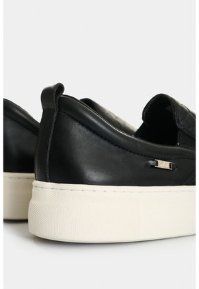 Mocasines De Cuero Grabado Para Mujer Anastasia Mocasines De Cuero Grabado Para Mujer Anastasia Negro 40 VÉLEZ
