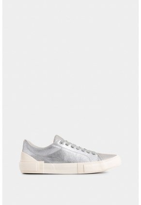 Tenis Torino 2.0 De Cuero Para Hombre Detalle Laminado Tenis Torino 2.0 De Cuero Para Hombre Detalle Laminado Plata 41 VÉLEZ
