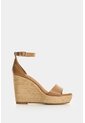 Sandalia Plataforma Dunas En Cuero Y Yute Para Mujer Sandalia Plataforma Dunas En Cuero Y Yute Para Mujer Miel 34 VÉLEZ de Vélez