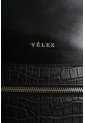Morral De Cuero Grabado Para Mujer Floral Morral De Cuero Grabado Para Mujer Floral Negro VÉLEZ de Vélez