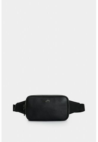 Riñonera Silueta Cuadrada De Cuero Para Hombre Hazel Riñonera Silueta Cuadrada De Cuero Para Hombre Hazel Negro VÉLEZ Vélez