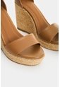 Sandalia Plataforma Dunas En Cuero Y Yute Para Mujer Sandalia Plataforma Dunas En Cuero Y Yute Para Mujer Miel 34 VÉLEZ de Vélez